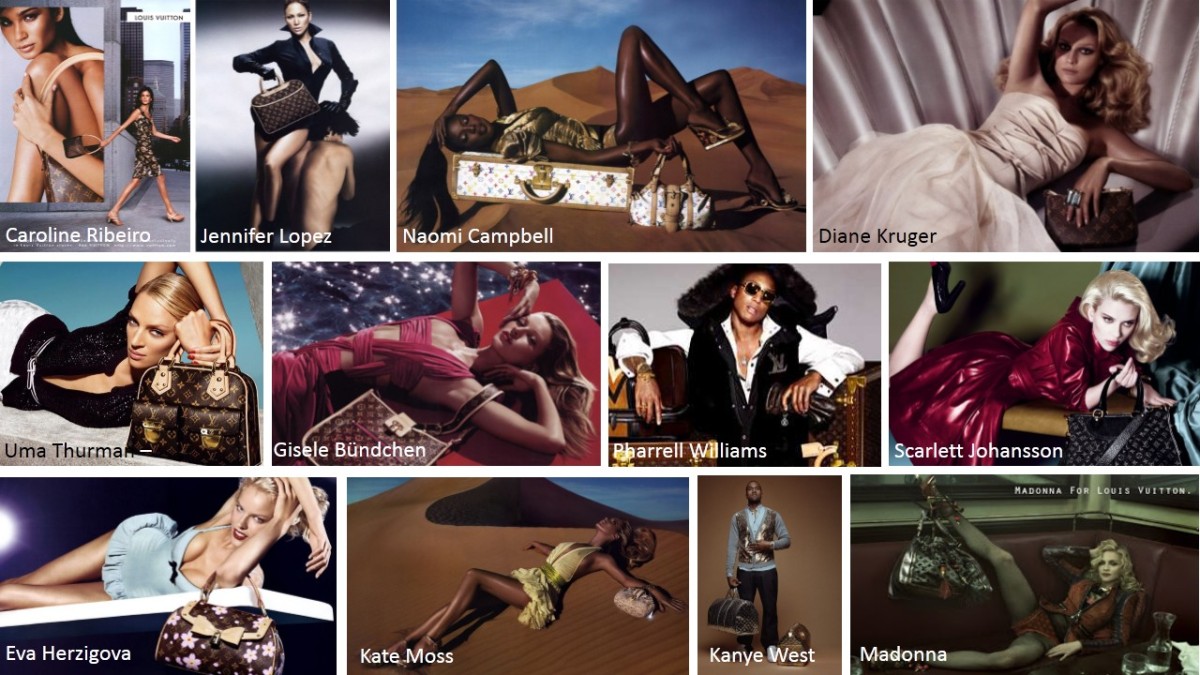 The many faces of Louis Vuitton